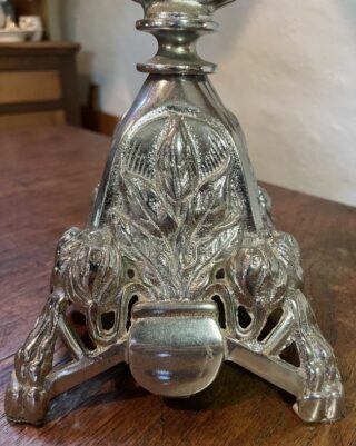 Rampant Lion Base Rd 420211 oil lamp SOLD - Image 4