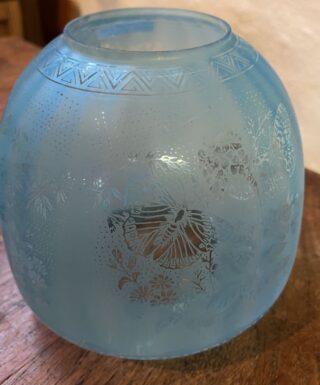 4" Blue Beehive Glass Shade - Image 2