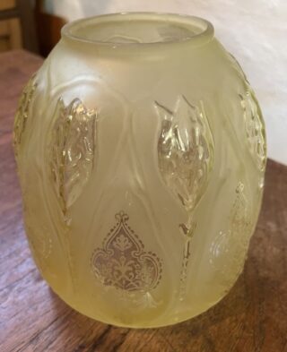 4" Lemon Closed Tulip Glass Shade