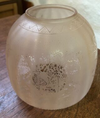 4" Pink Beehive Glass Shade - Image 2