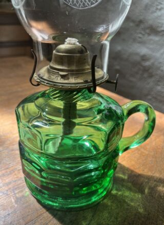 Green Finger Oil Lamp - Image 2