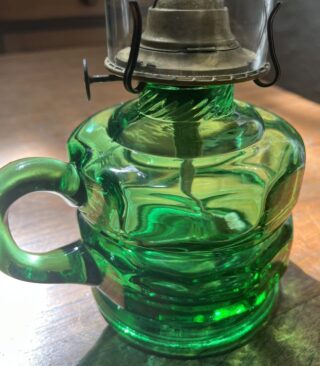 Green Finger Oil Lamp - Image 4